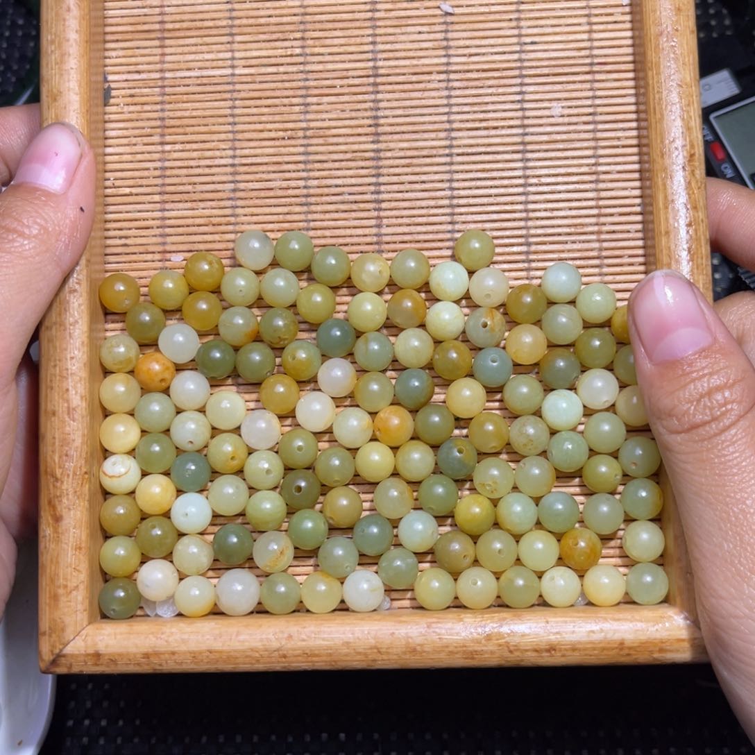 未镶嵌和田玉珠宝半成品大*@