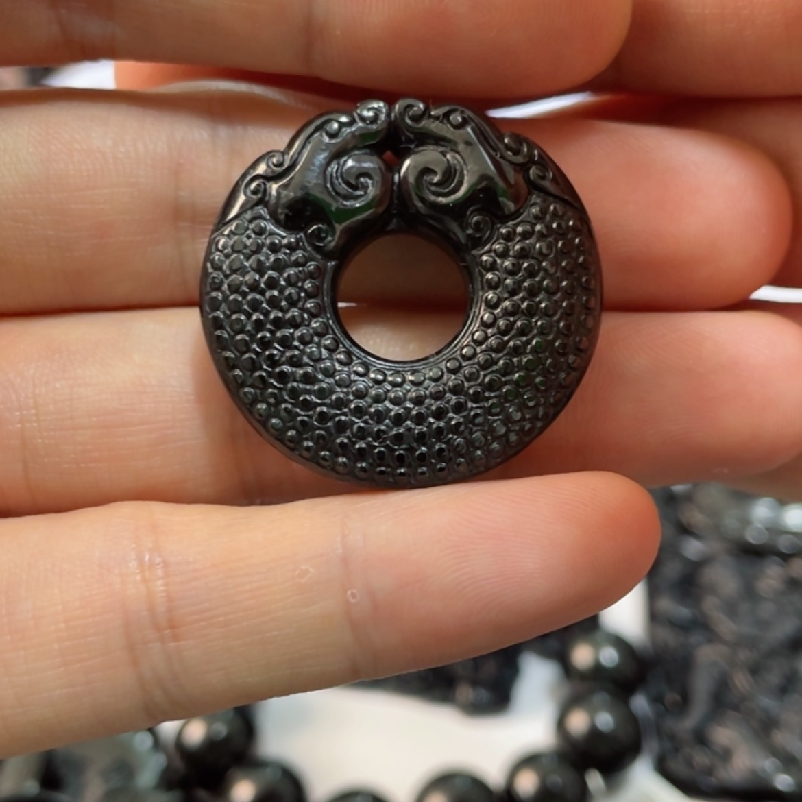 【闪购商品】翡翠吊坠(不含链)未镶嵌龙扣