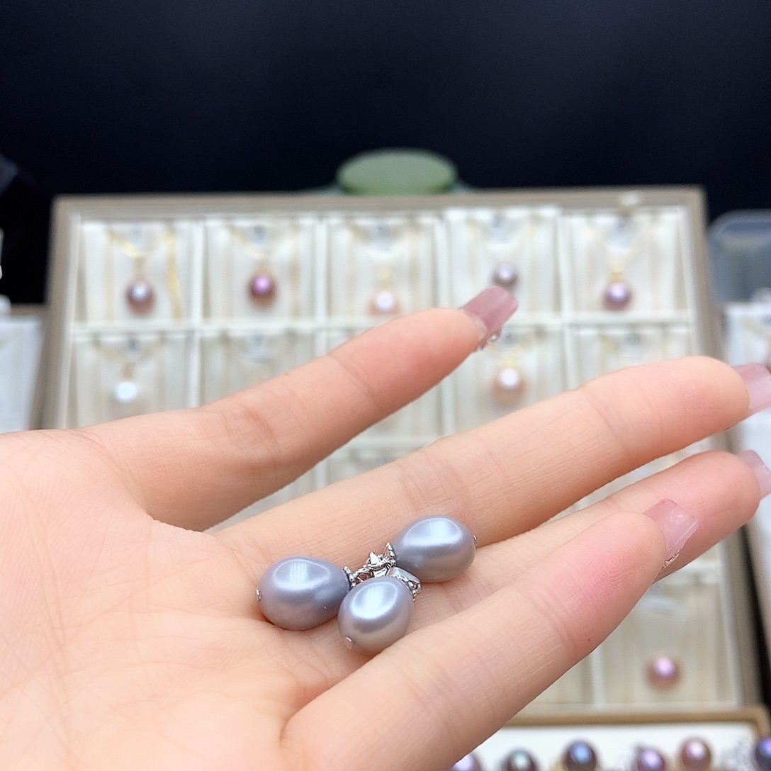淡水珍珠吊坠(不含链)合金