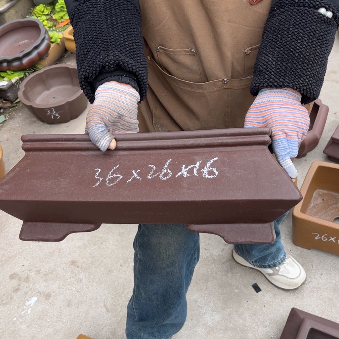 紫砂花盆盆景艺术