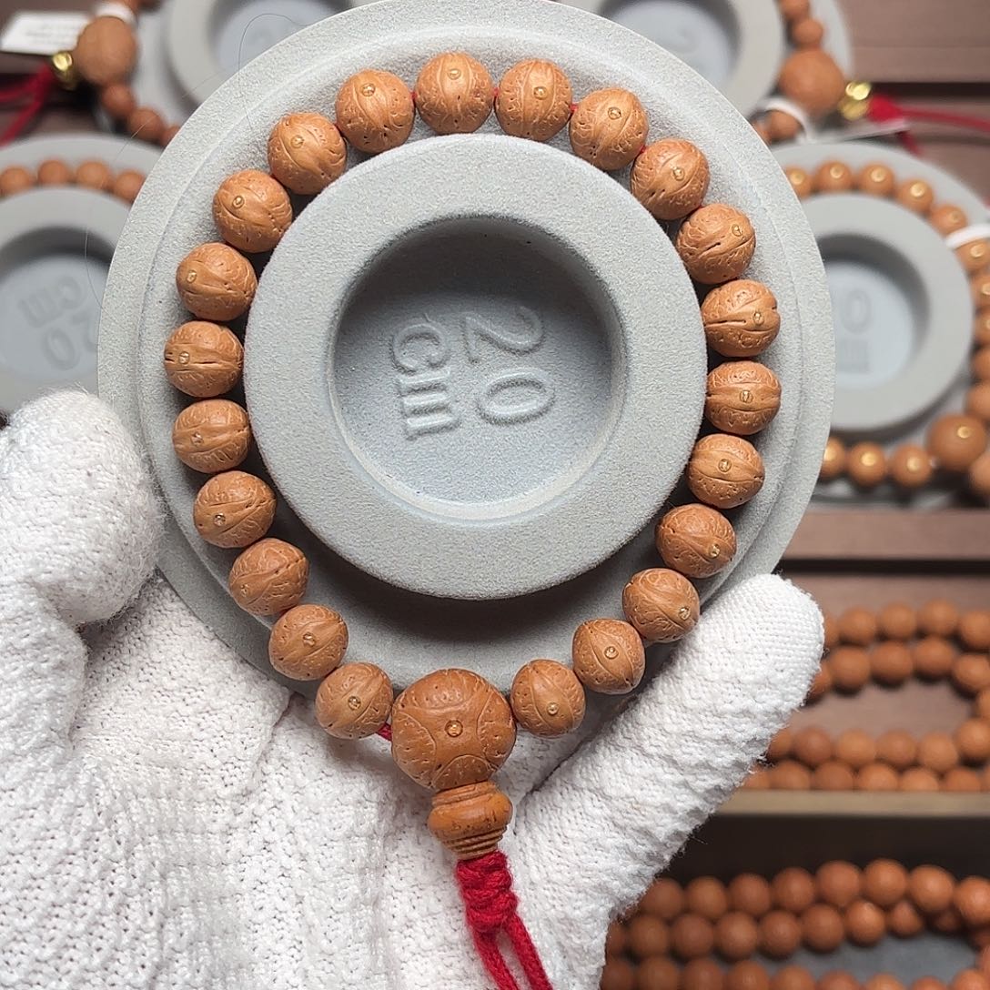 别***我手串凤眼菩提25年尼泊尔11.5实芯手串