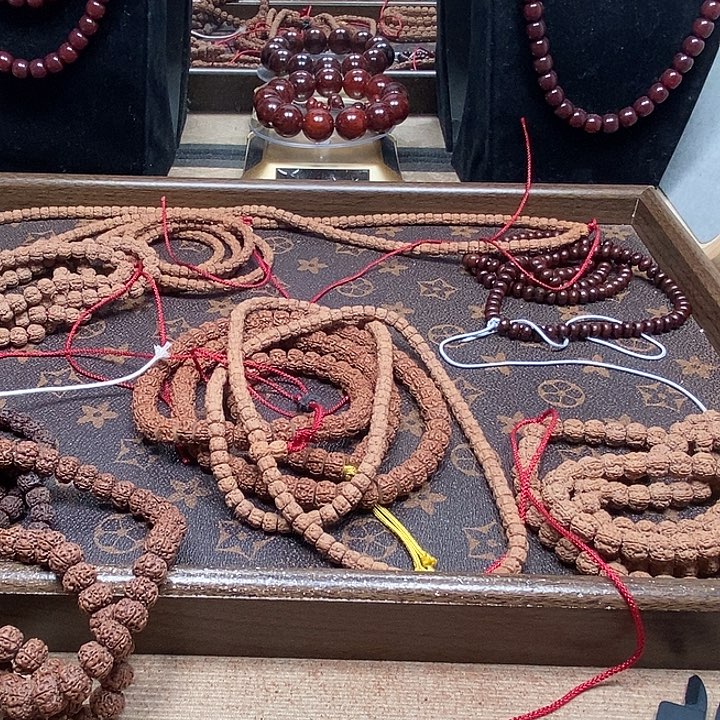 佛***子吊坠金刚菩提108元皮佛手