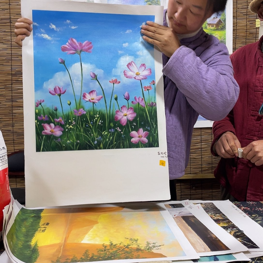 油画薇爽帮恭喜竞拍成功！