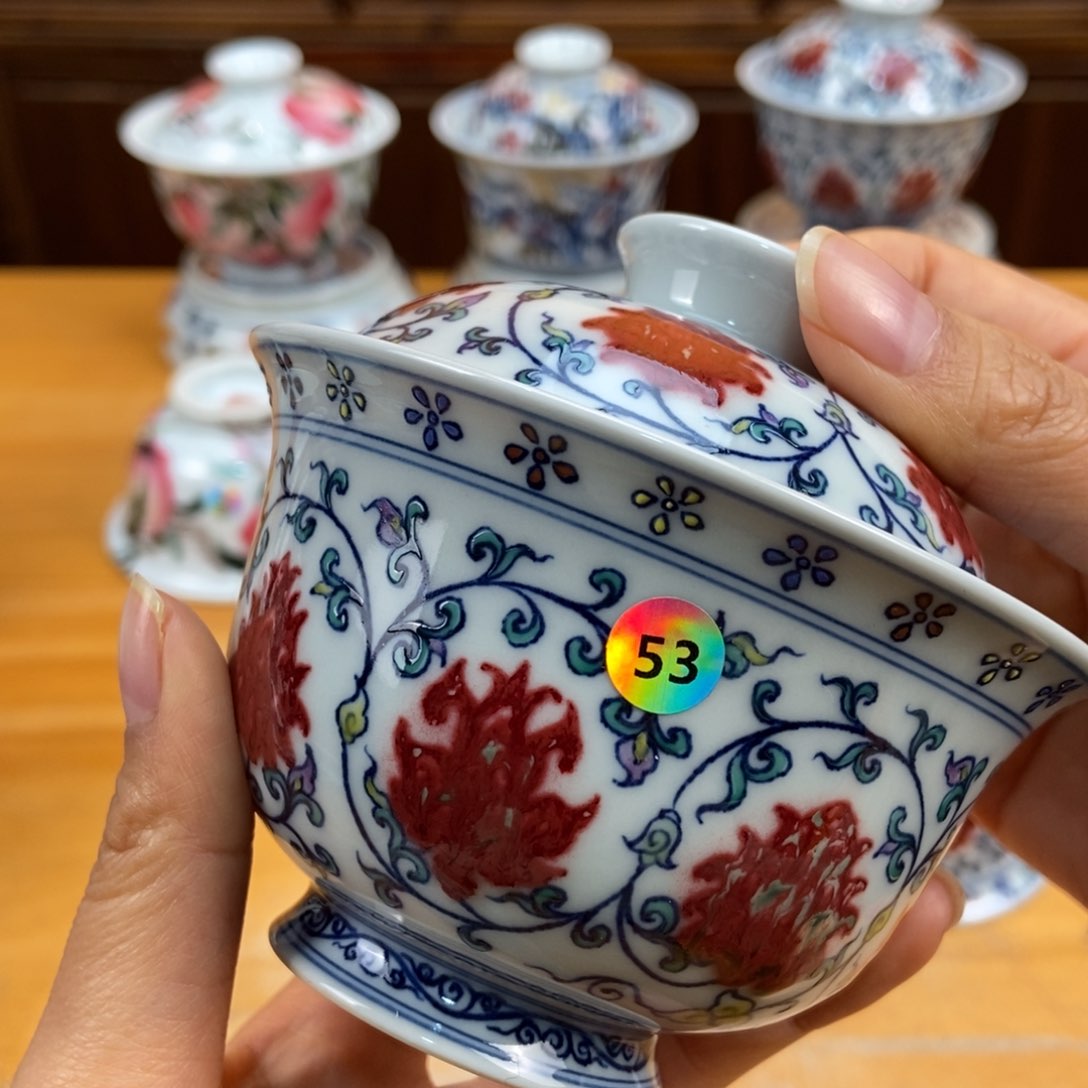 手绘现代茶具非古董