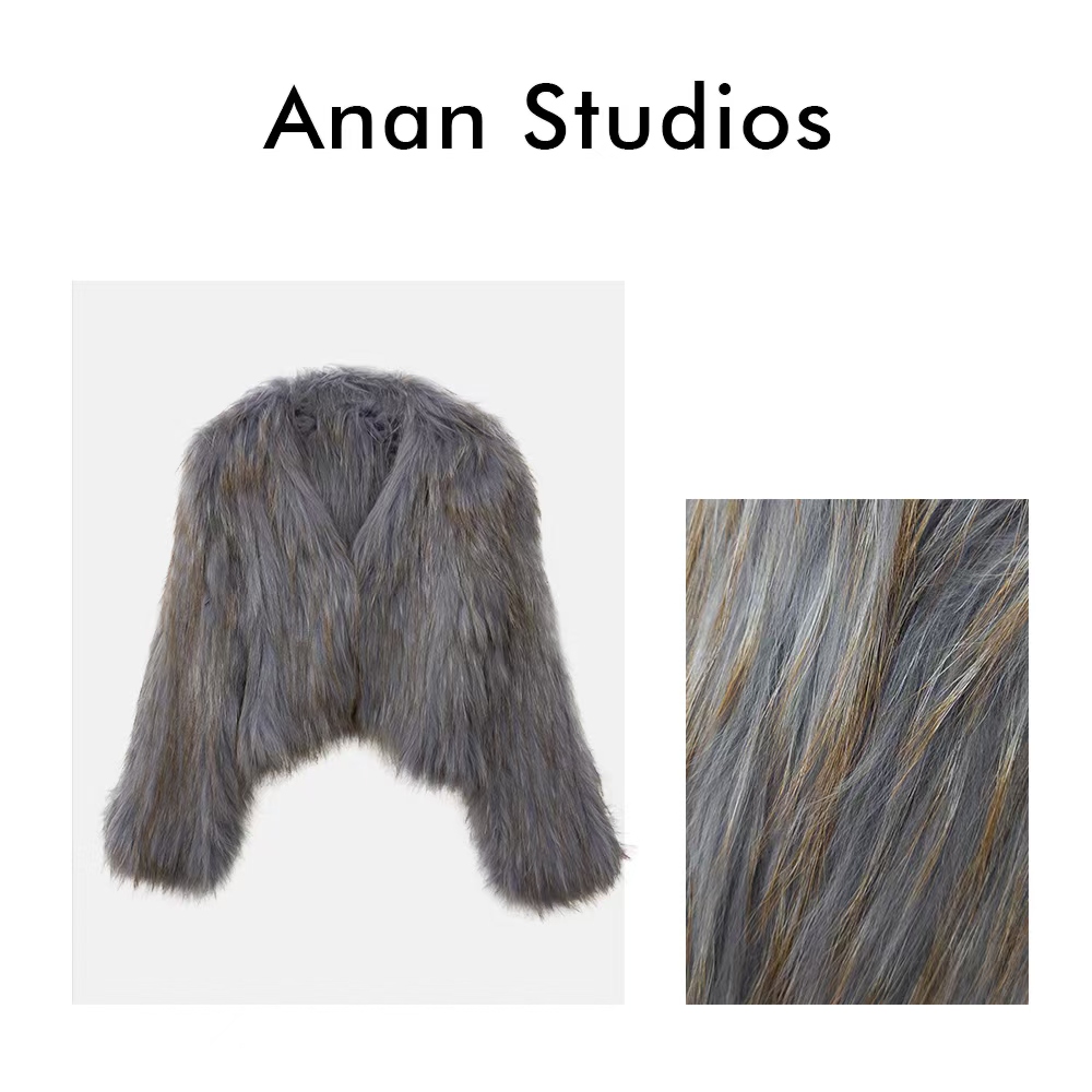 【no退no换】【浮力组合】高级加密双编织貉子毛外套 带1个暗扣 AAP15