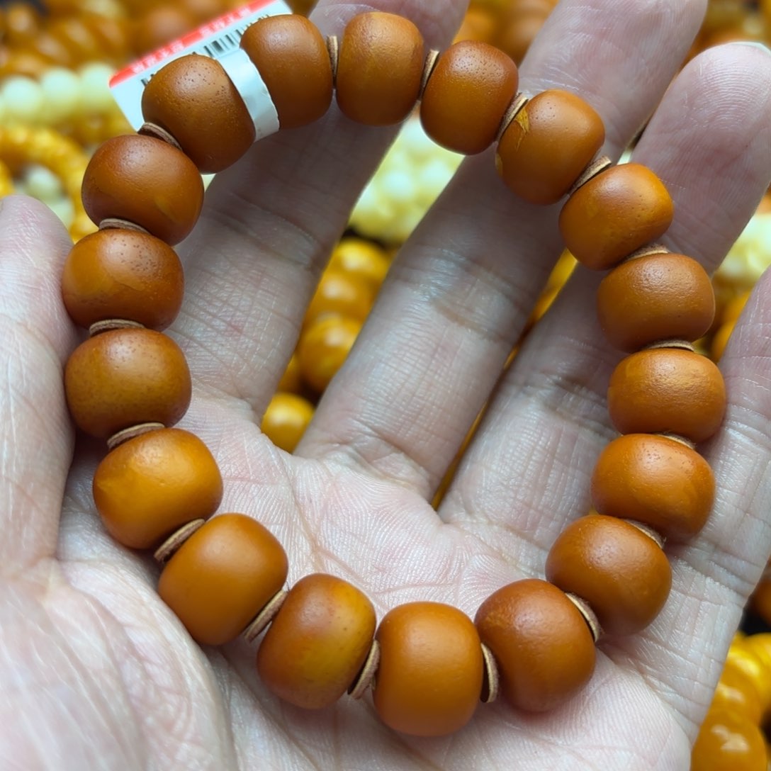 琥珀手链未镶嵌蜜蜡