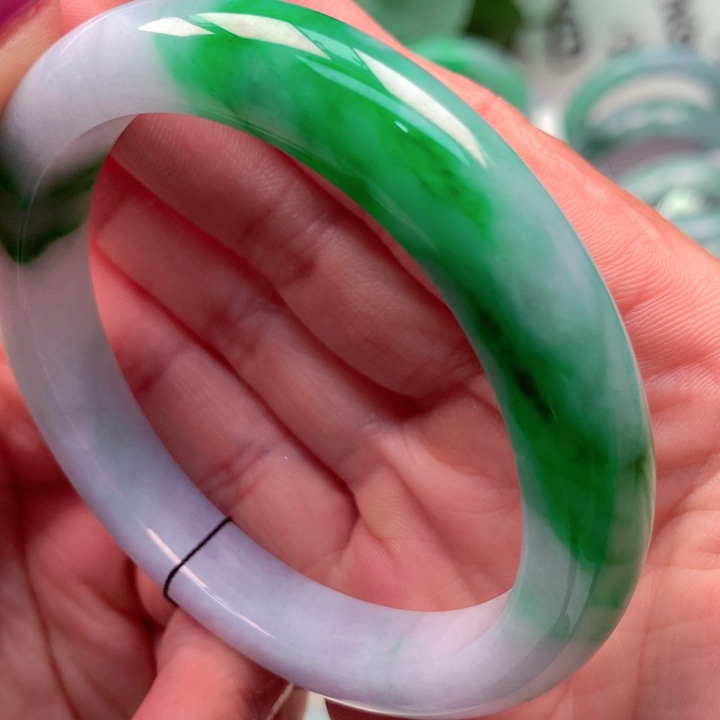 ****宝翡翠未镶嵌手镯天然翡翠手镯