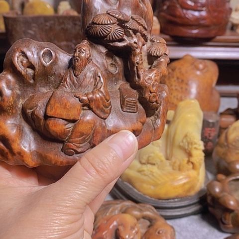 香榧木享*华彩木作摆件