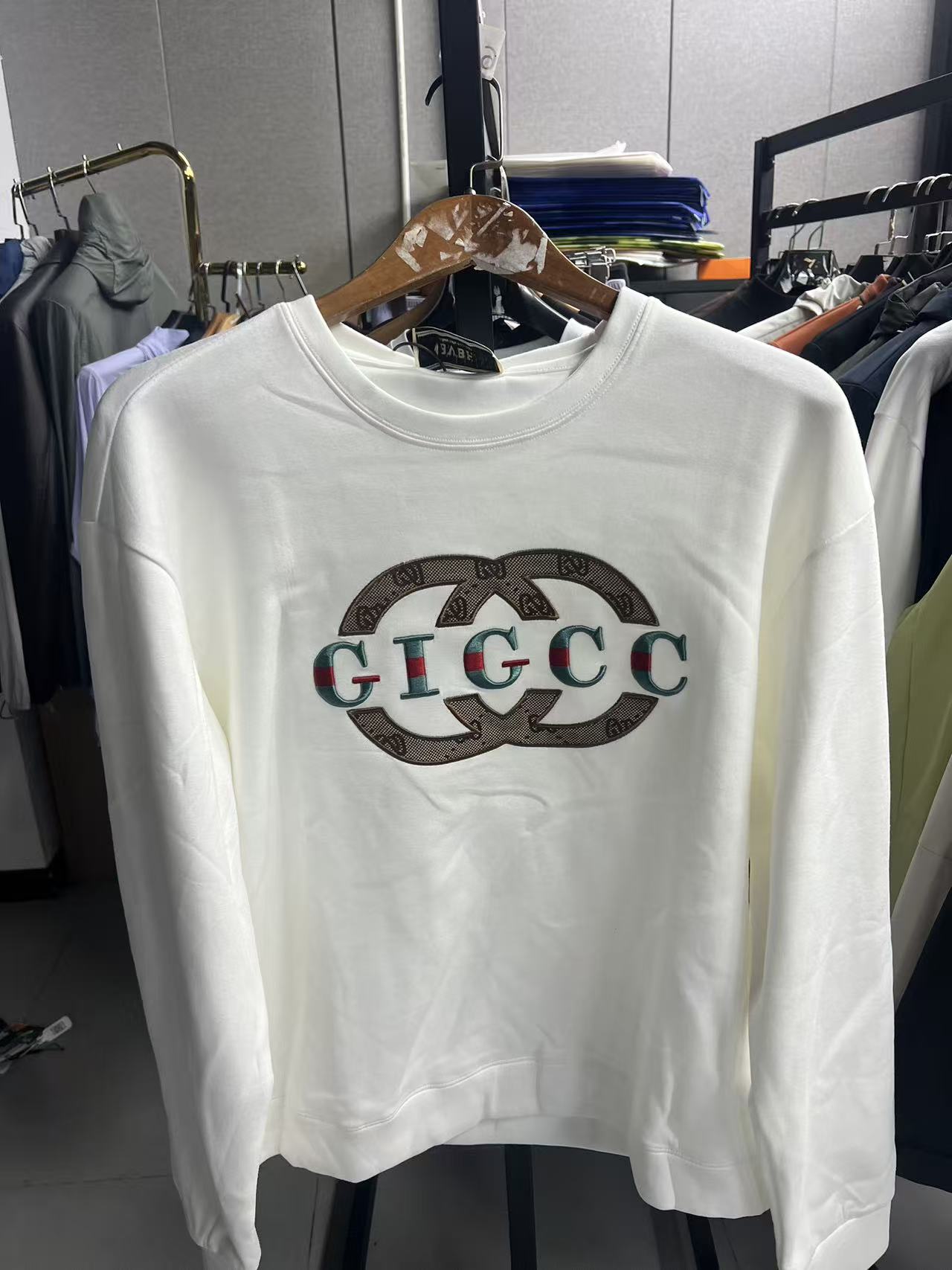 精品圆领长袖-001