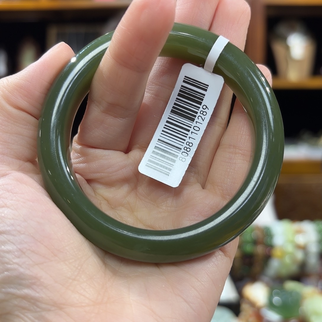 和田玉58口径手镯未镶嵌