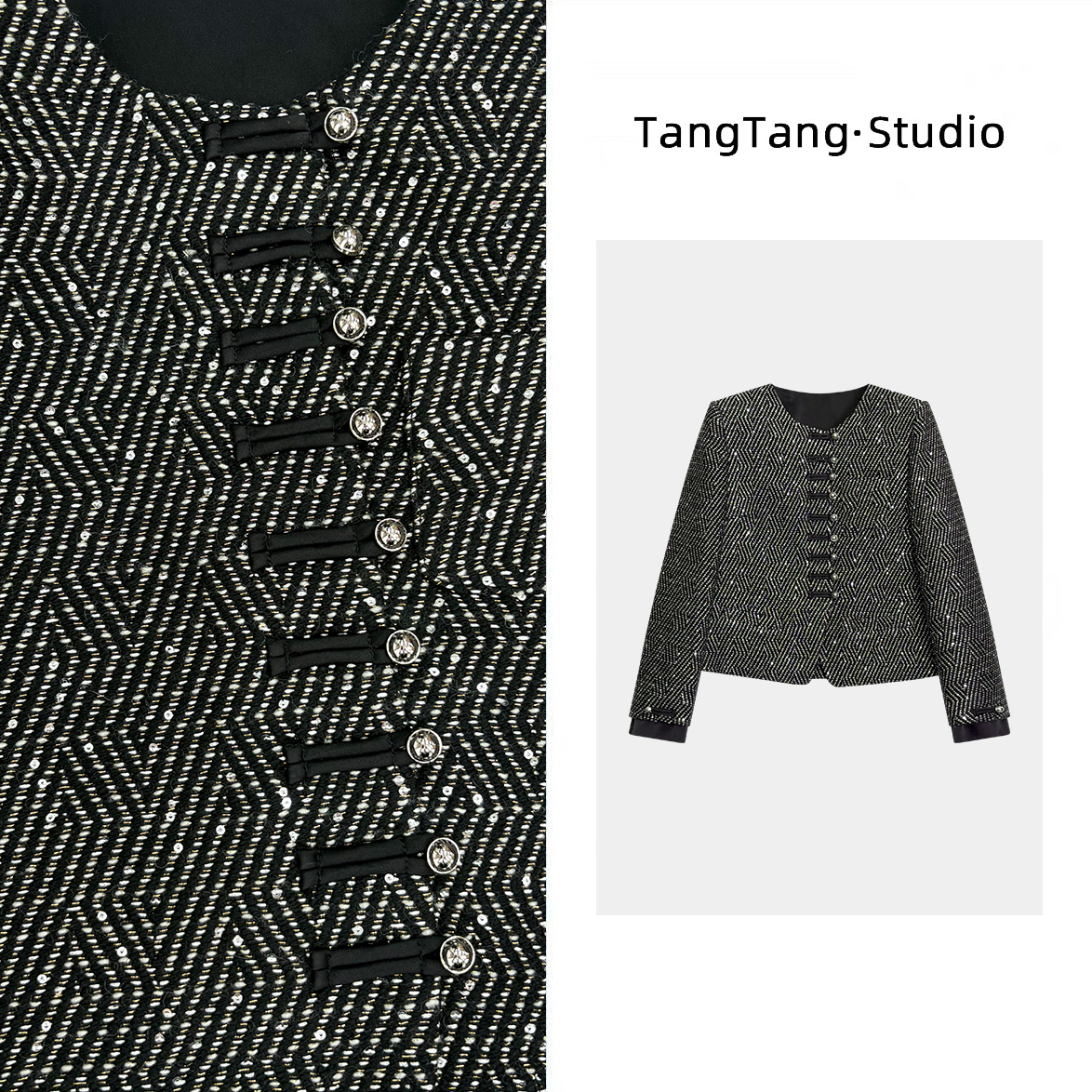 【TangTang·Studio】星空外套高级气质显瘦女装外套-255996