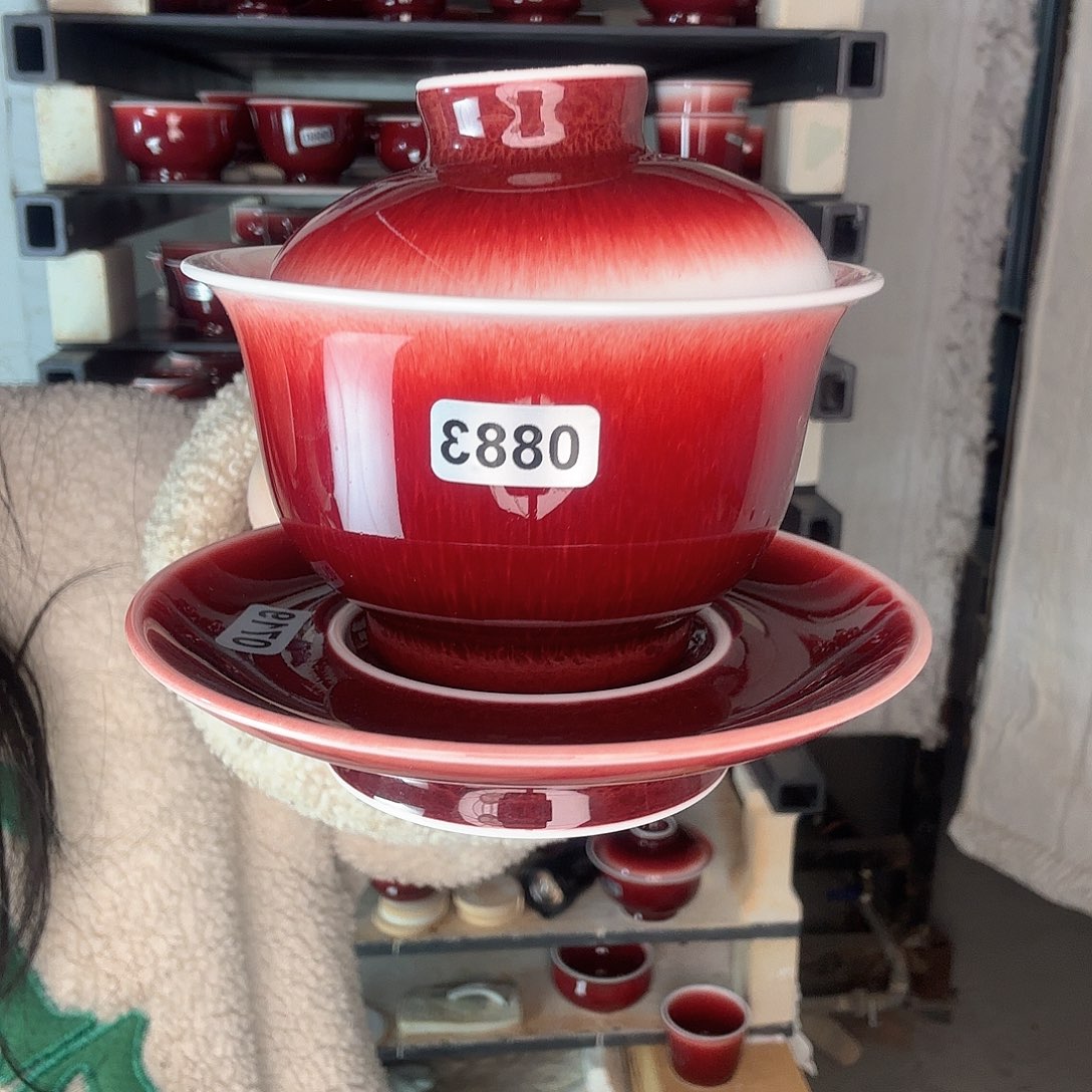 碗景德镇郎红陶瓷