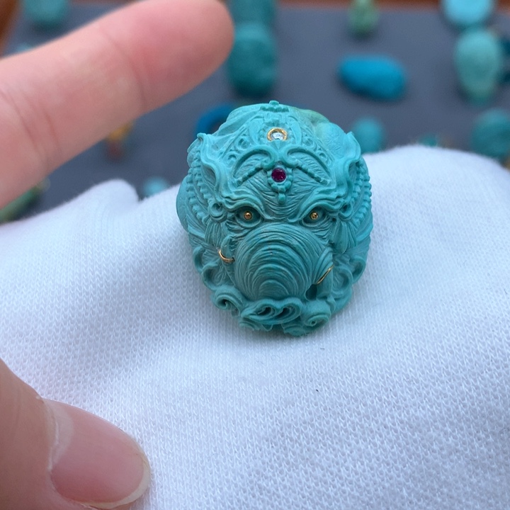 绿松石绿松石配饰未镶嵌