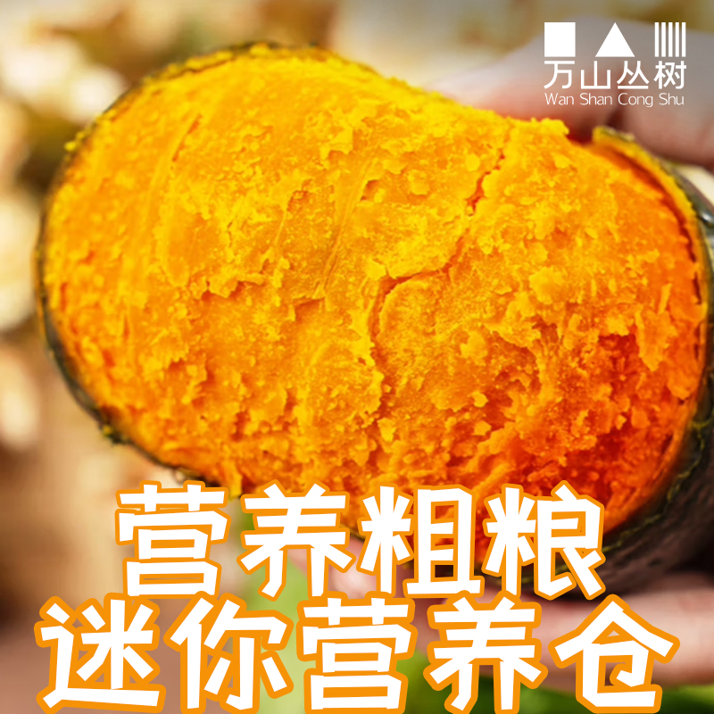 【不粉包赔】贝贝南瓜带箱5斤装粗粮婴儿辅食粉面香甜板栗味老南瓜