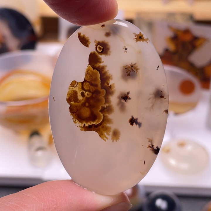 玛瑙/玉髓未镶嵌吊坠(不含链)