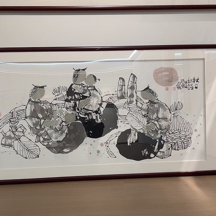 国画请问的山山水水