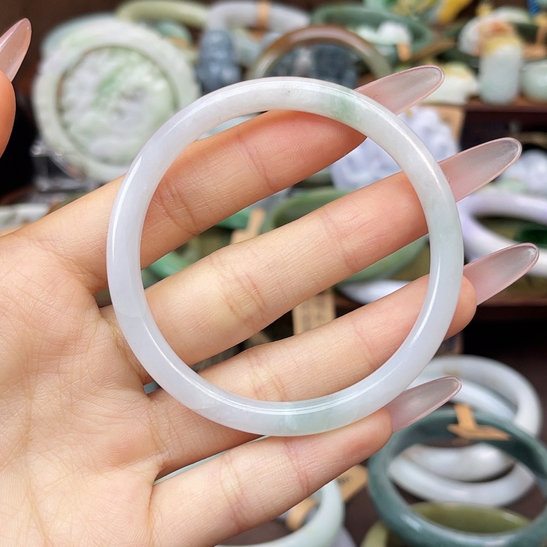 翡翠未镶嵌手链手镯