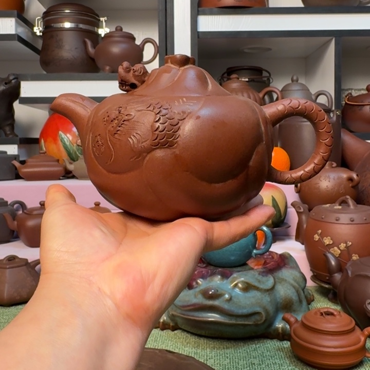 用***6紫砂茶壶宜兴紫砂工艺美术