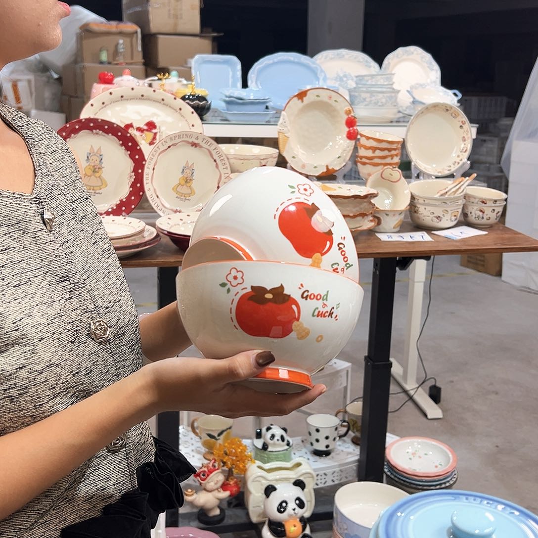 潮州陶瓷餐具微瑕6寸