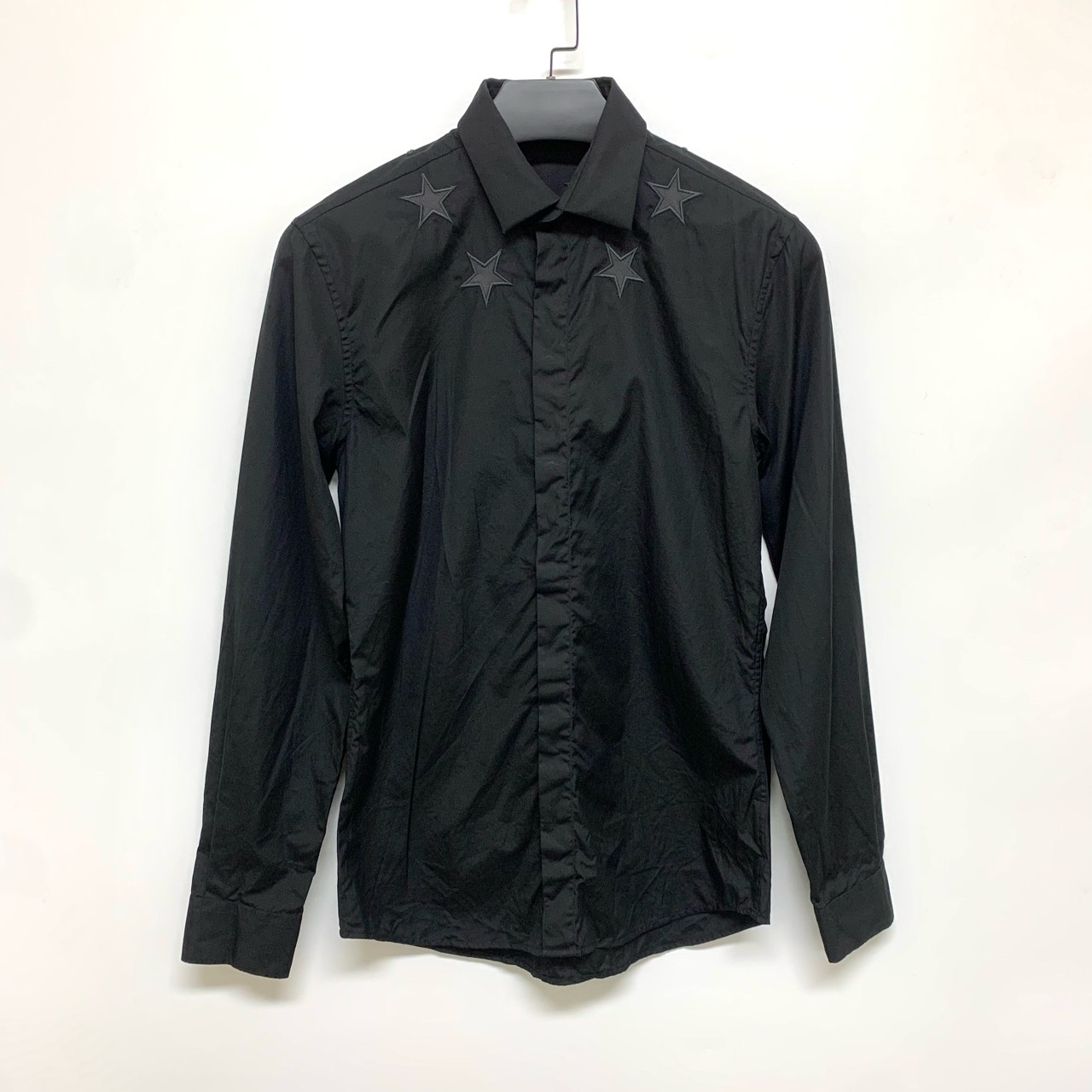 99新 Givenchy/纪梵希 领口五角星衬衫/39码/Y5930