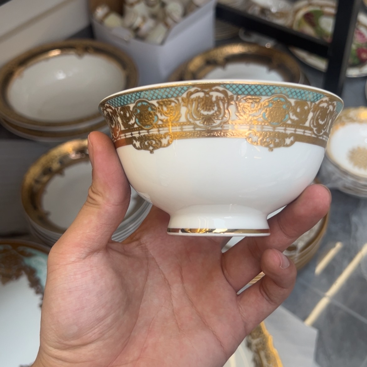 【闪购商品】瓷片4.75寸米饭碗四个一单福利价