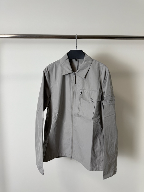 全新Stone island 石头岛 25SS 幽灵系列单口袋夹克
