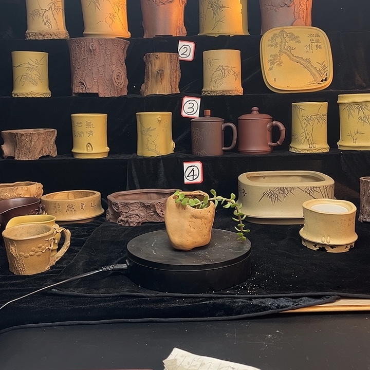 泥塑手工制作花盆