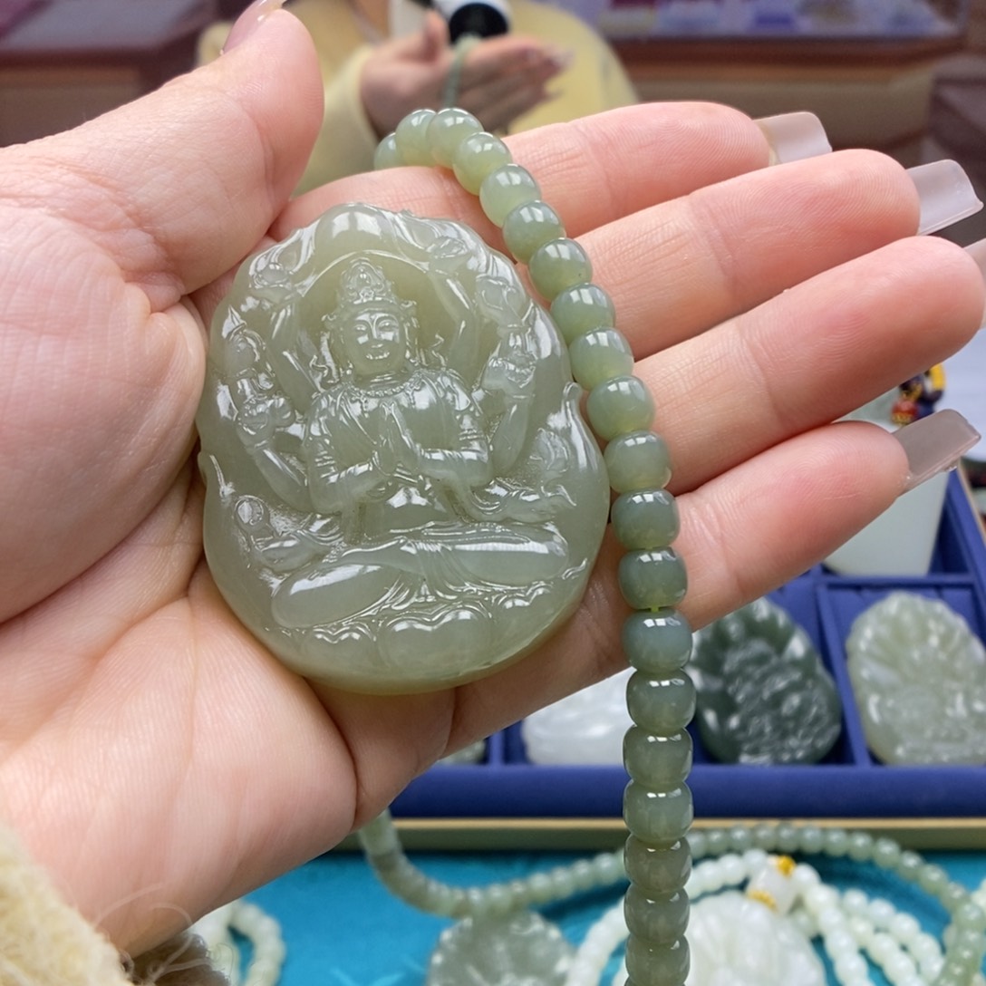 和田玉颈饰未镶嵌用****1