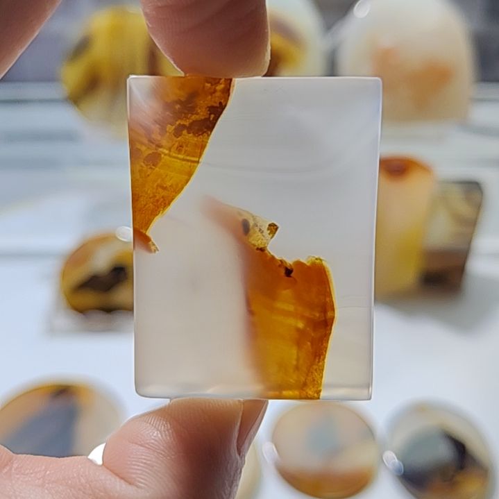 玛瑙/玉髓未镶嵌吊坠(不含链)5号