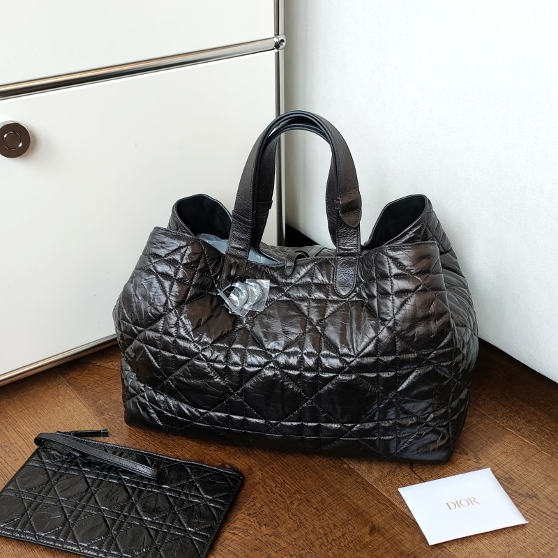 99新 DIOR/迪奥 【24期免息】soblack大号toujours手提单肩包 50211