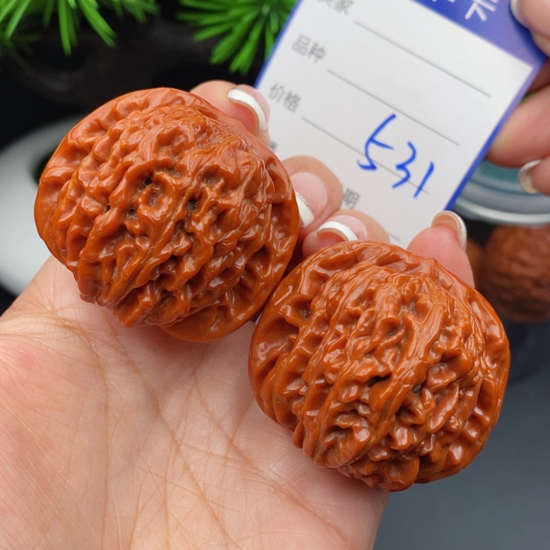 文玩核桃把件42四座楼，531