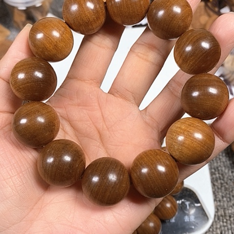 檀香木手串/手链用****0老山檀香黑肉虎纹2.0沉水