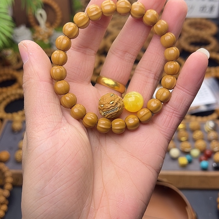發***️猴头核桃吊坠鲨鱼➕大金牙