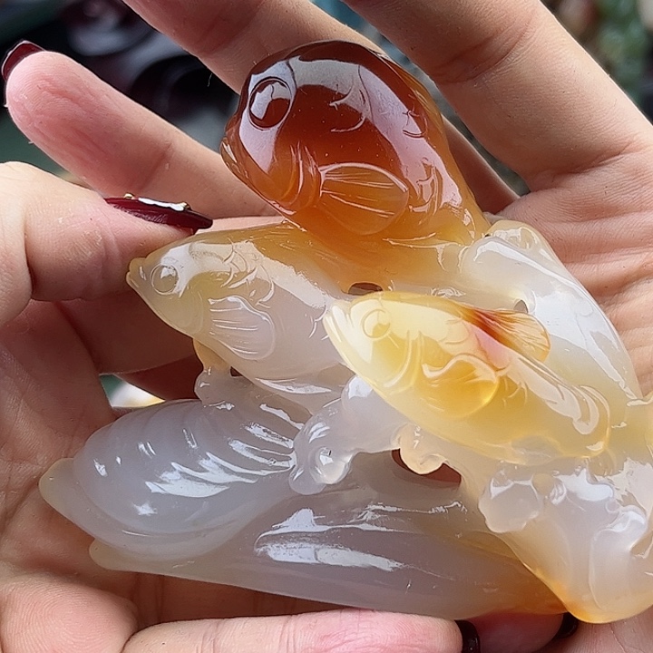 玛瑙手饰未镶嵌橙*熙