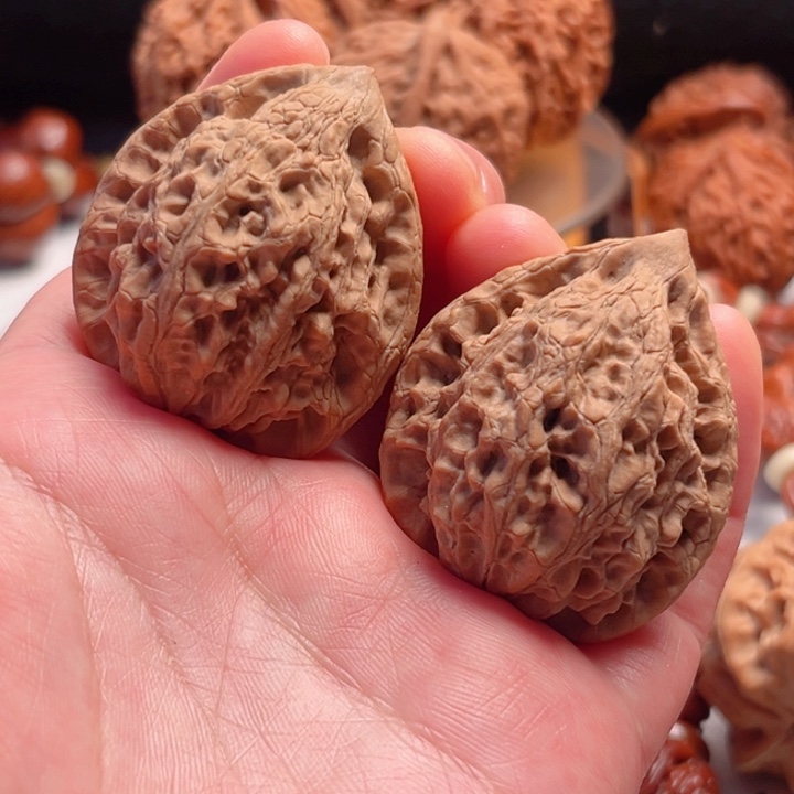 把件文玩核桃37尺寸粗筋野鸡