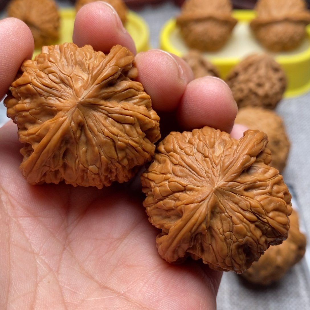 文玩核桃把件40全品山地磨