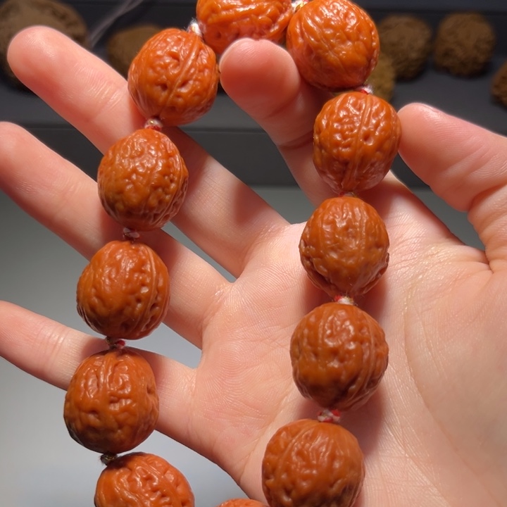 文玩核桃把件蜜枣手串693