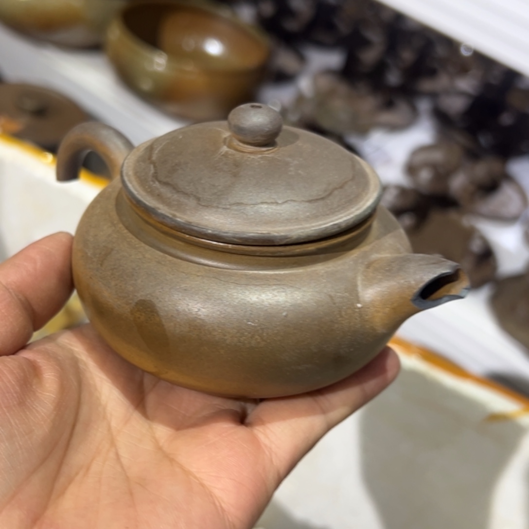 贵台龙窑柴烧茶壶157