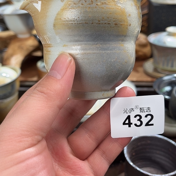 沁庐柴窑古法柴烧全手工茶具