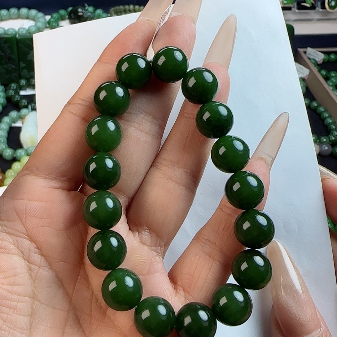 和田玉手串未镶嵌