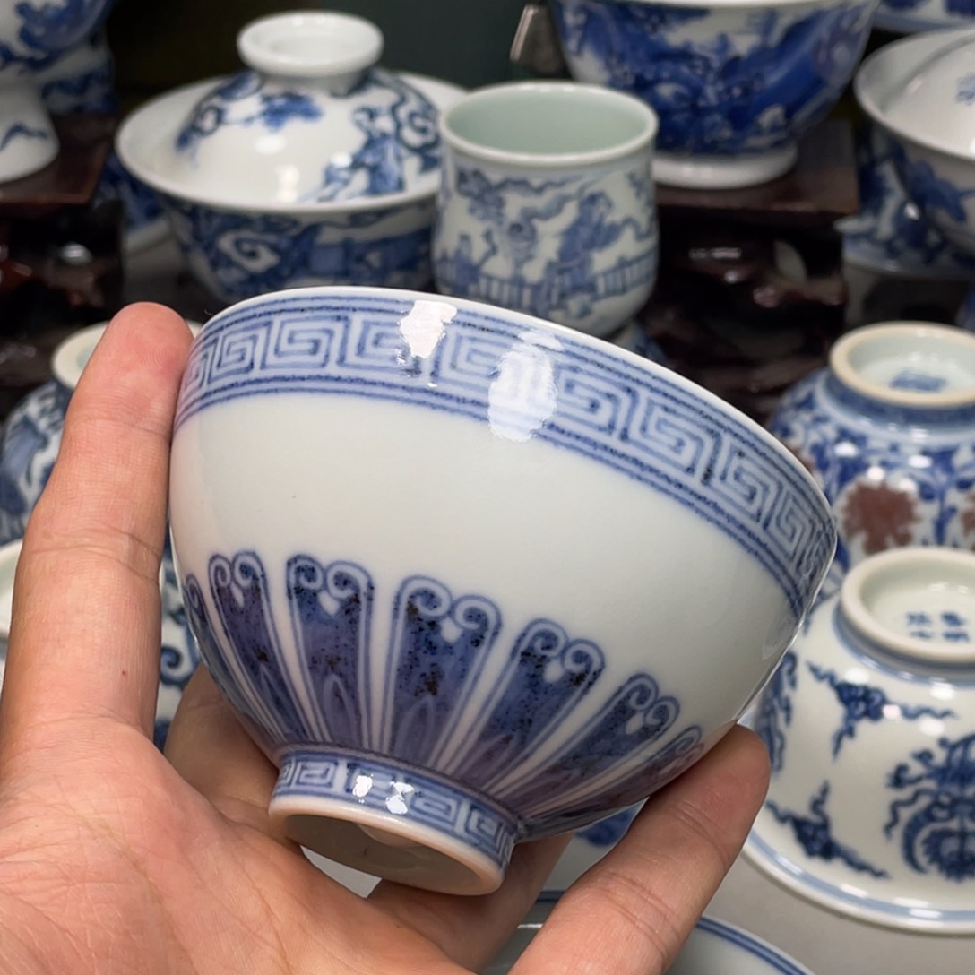摆件景德镇陶瓷现代手工陶瓷茶具