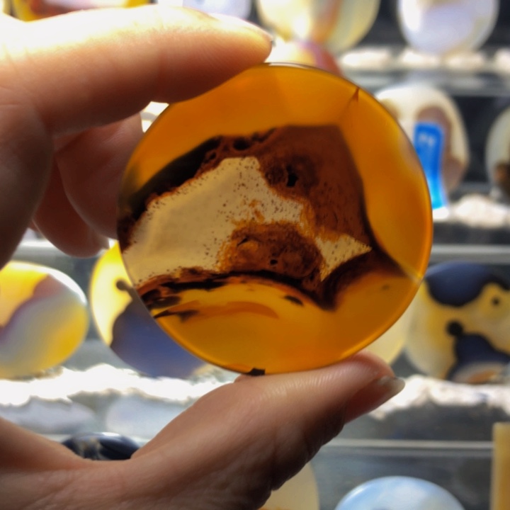 合金玛瑙/玉髓珠宝奇石142