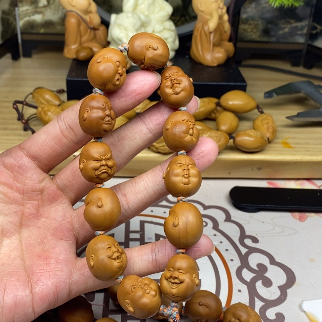 橄榄核手串/手链橄榄核雕工艺手串