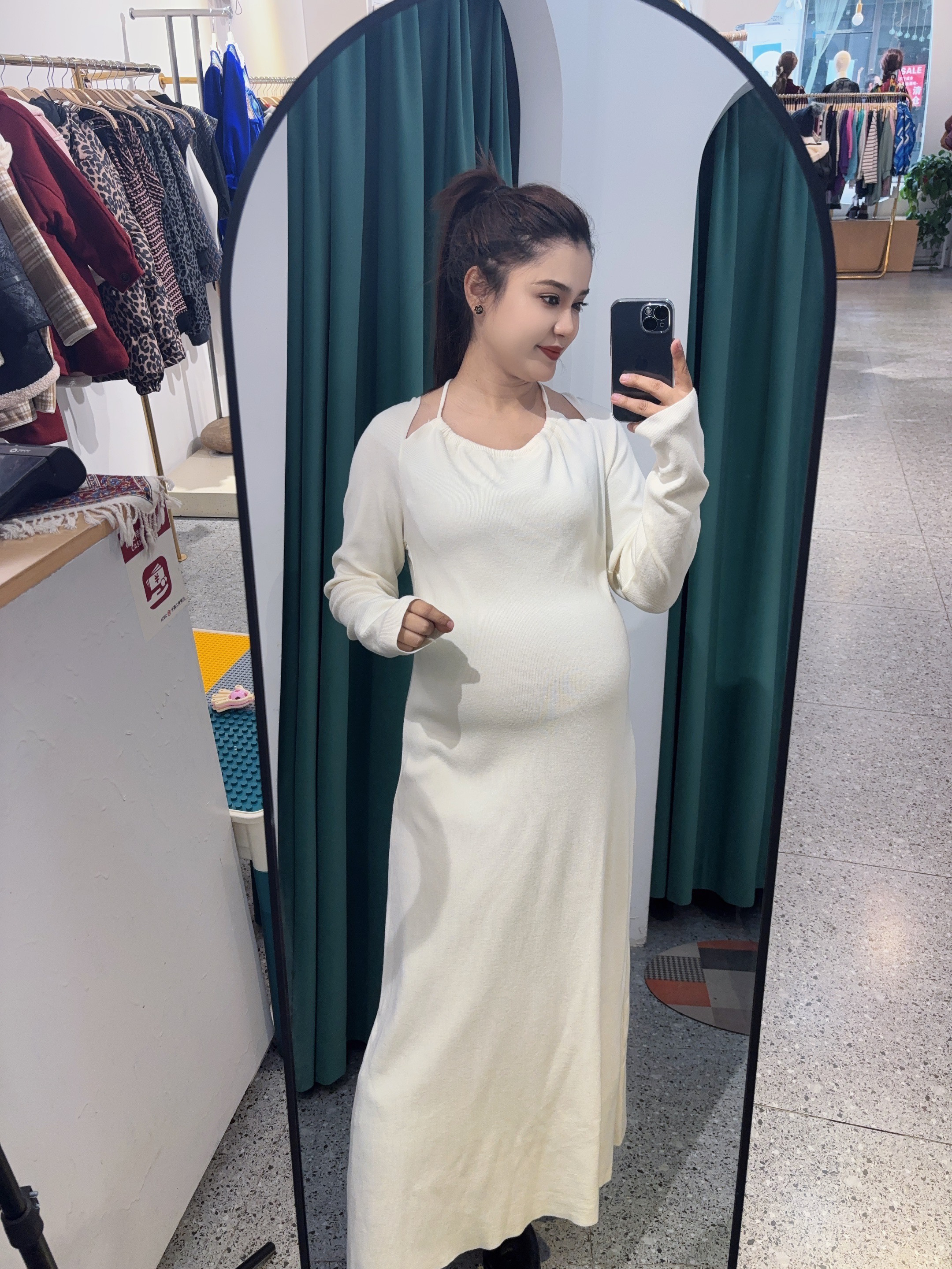 优雅气质款洋气可爱针织裙子