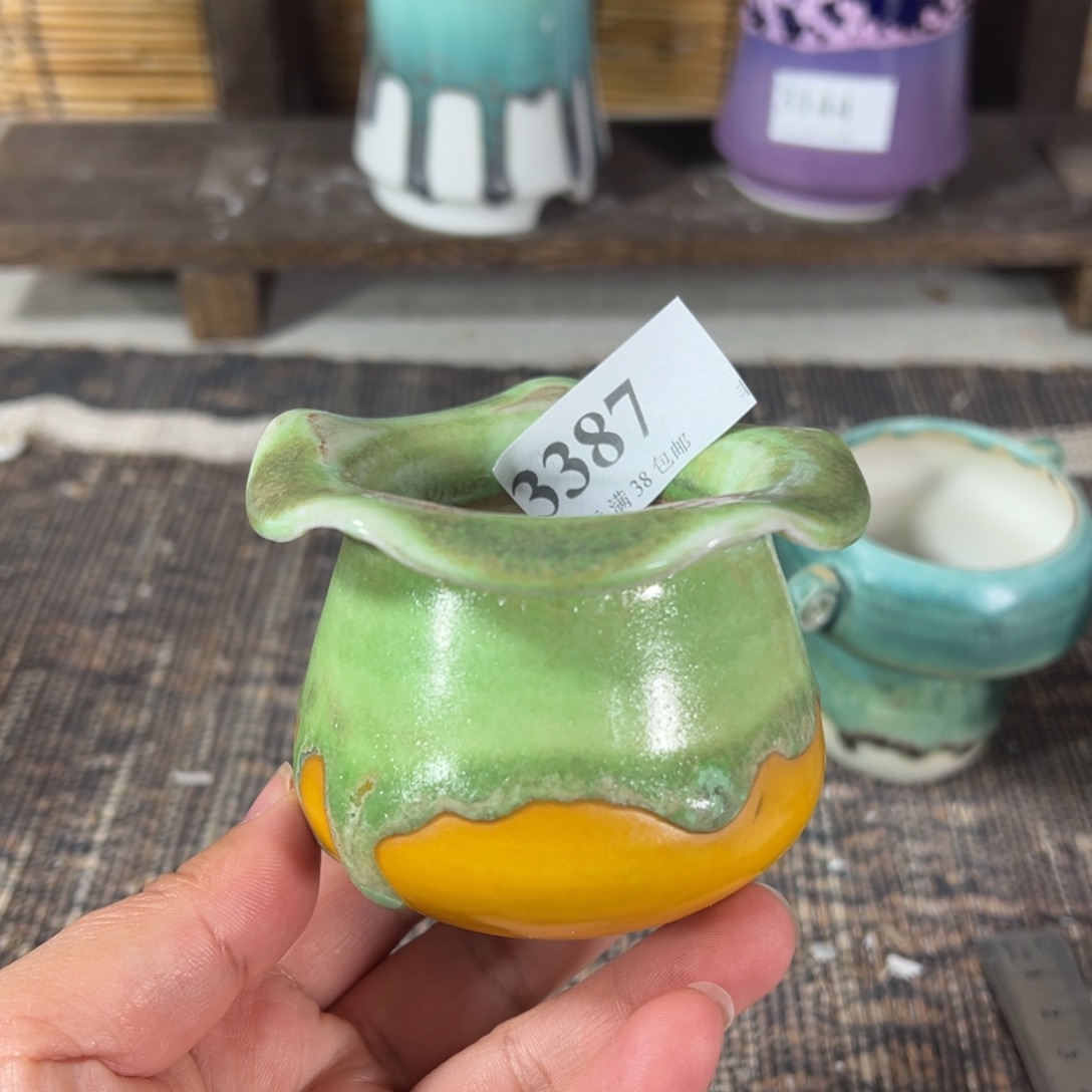 红陶景德镇手工花盆