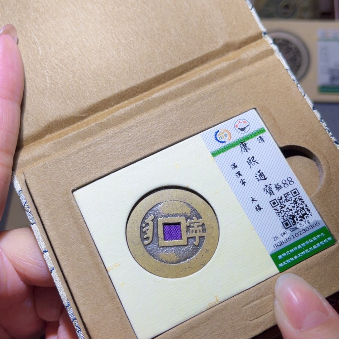 铜隆兴珍泉收藏康熙宁大样0309