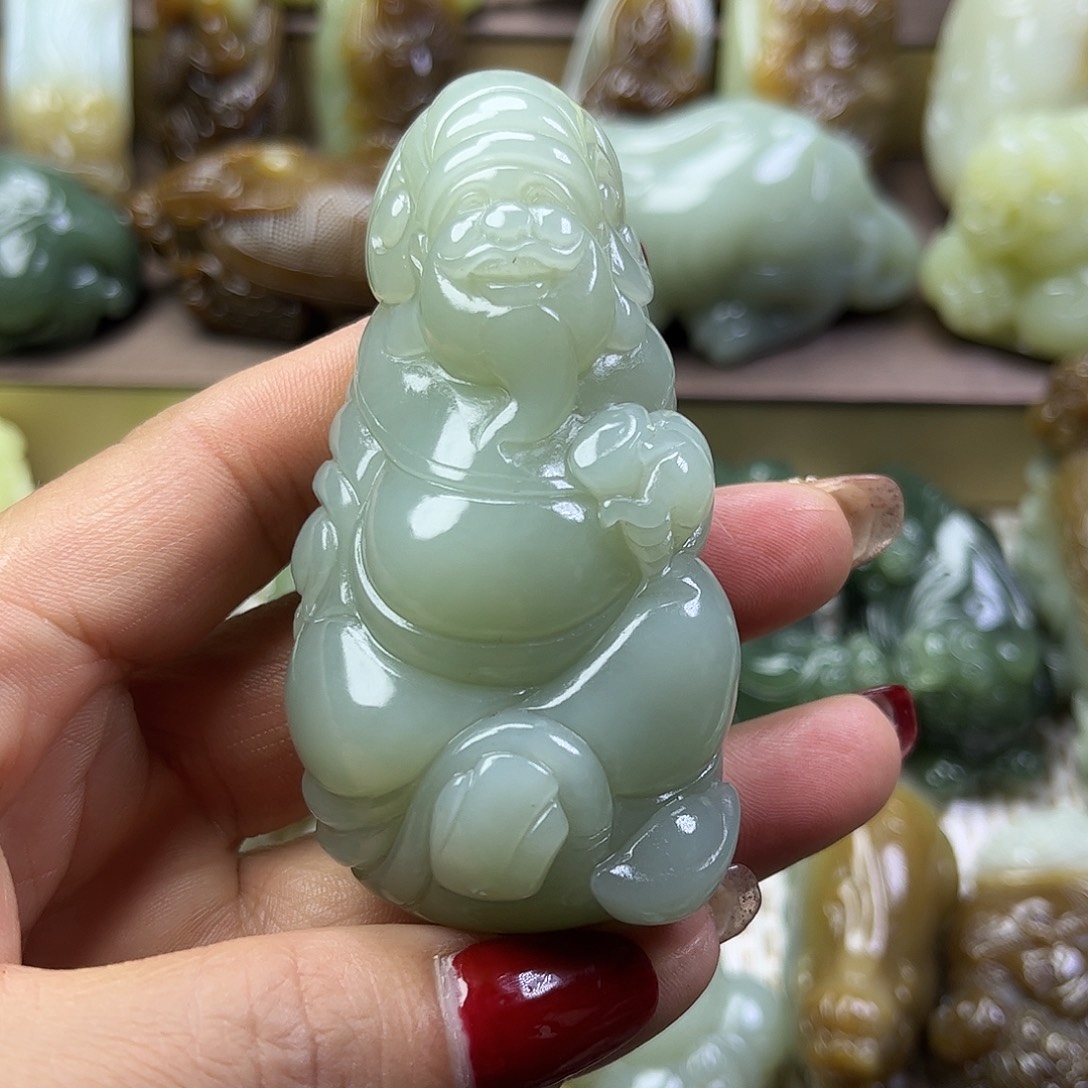 和田玉挂件未镶嵌温***道
