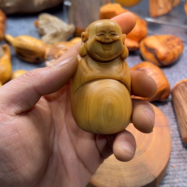 峰***爆柏木（崖柏）陈化老料手串把件 