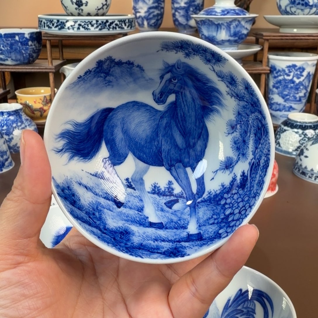 杯景德镇陶瓷手工手绘