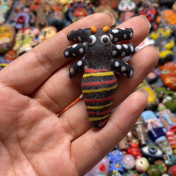 琉璃项链印度尼西亚蜘蛛